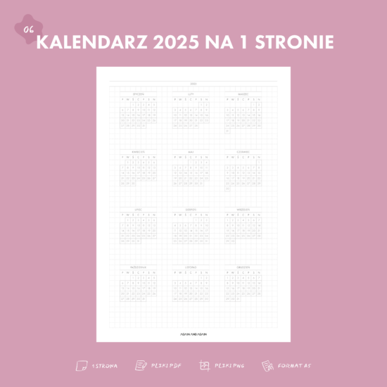 06 Kalendarz Roczny Na Jednej Stronie 00