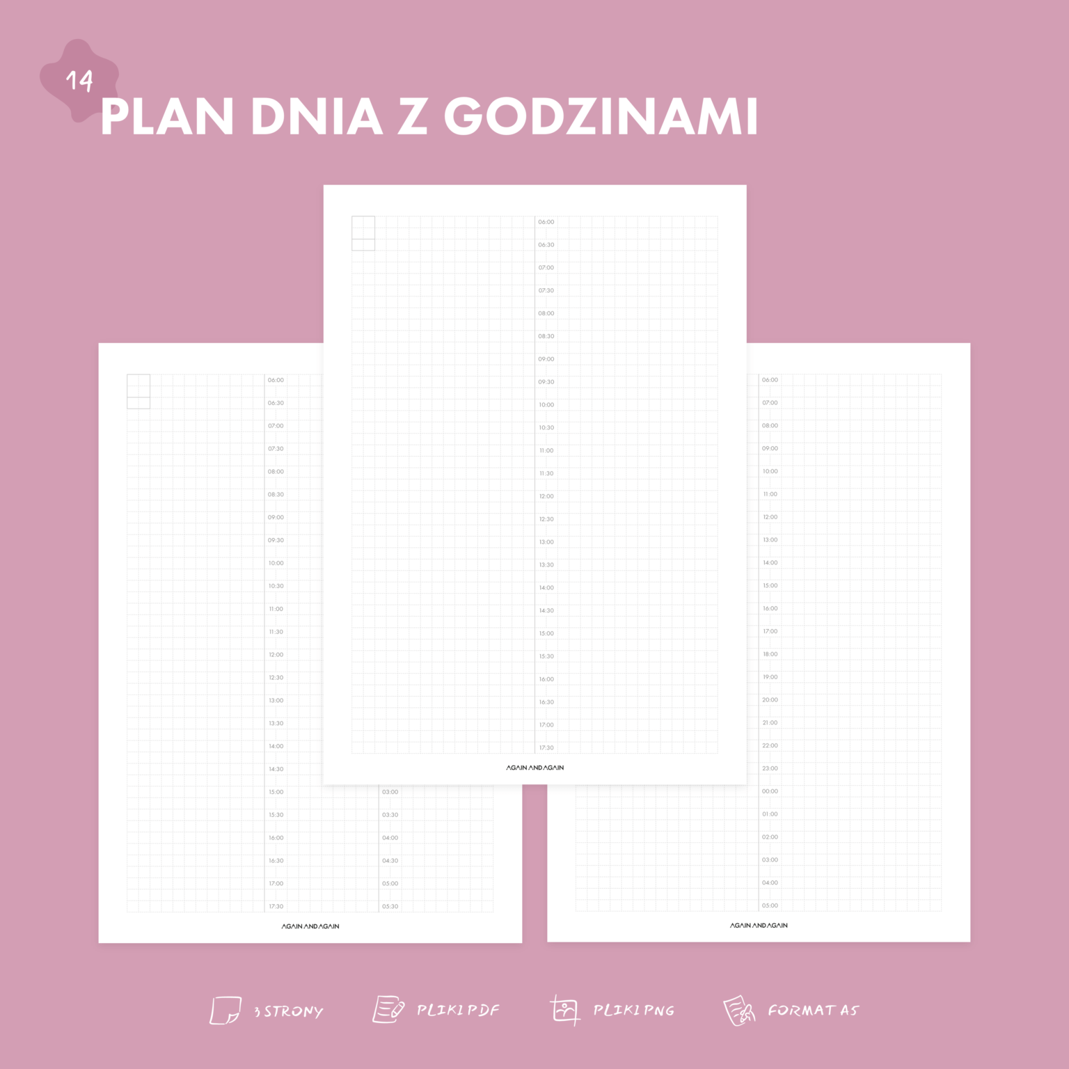 14 Plan Dnia Z Godzinami 00